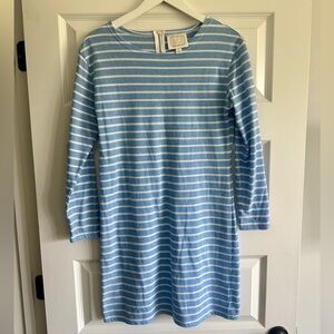 Sail to Sable Striped Zip-back Dress